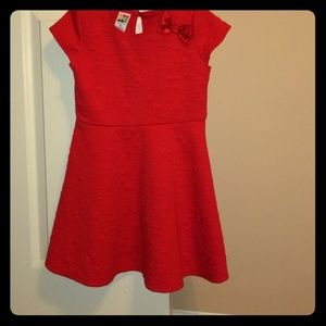 Red toddler dress